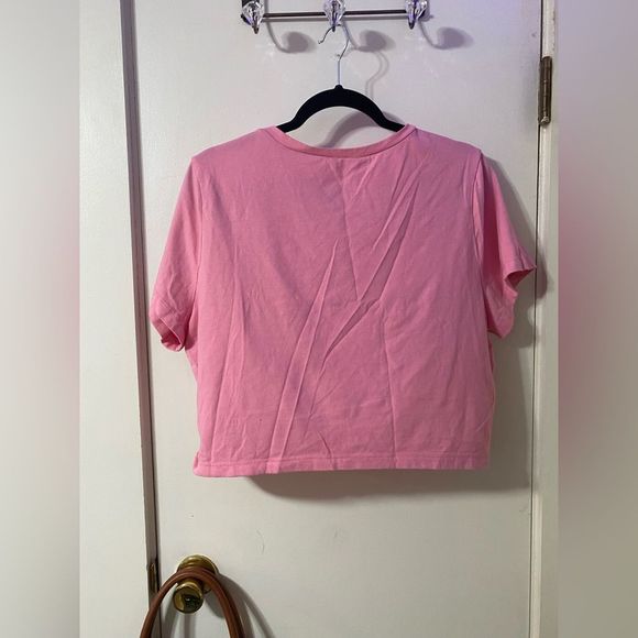 Pink, XL, crop tee - Picture 3 of 3